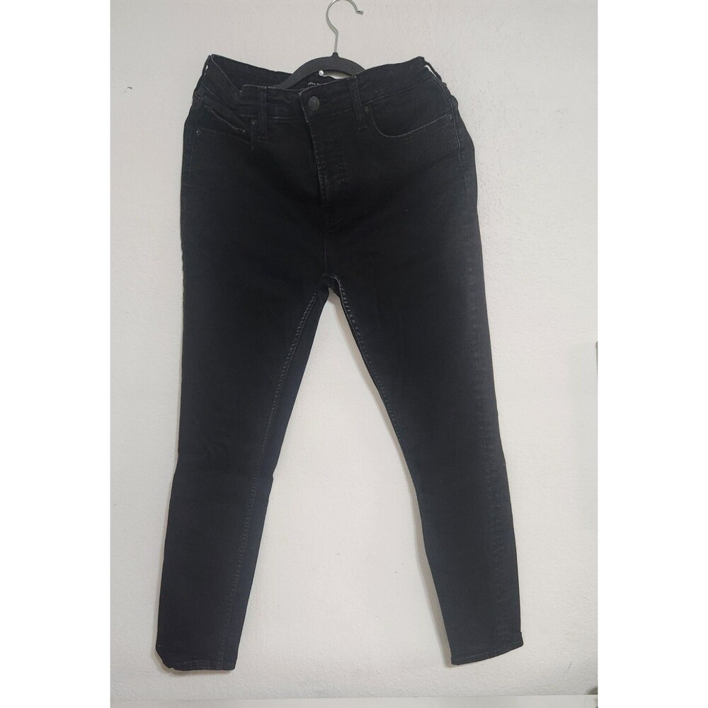 Free Assembly Straight Wash High Rise Black Jeans Women's Size 12